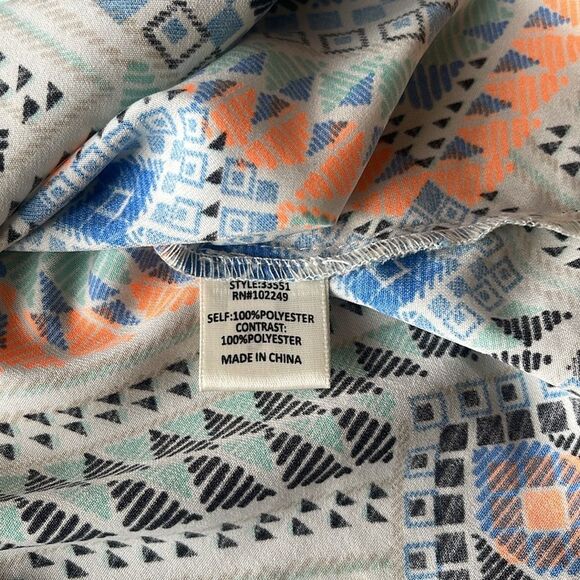 Skies are Blue Anthropologie Multicolored Racer Back Tank Top women’s Size Small - Picture 6 of 10